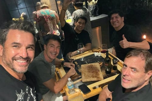 Carrete en Miami: Rafael Araneda, Douglas, Giancarlo Petaccia e Iván Zamorano se juntaron a tomar vino en Estados Unidos