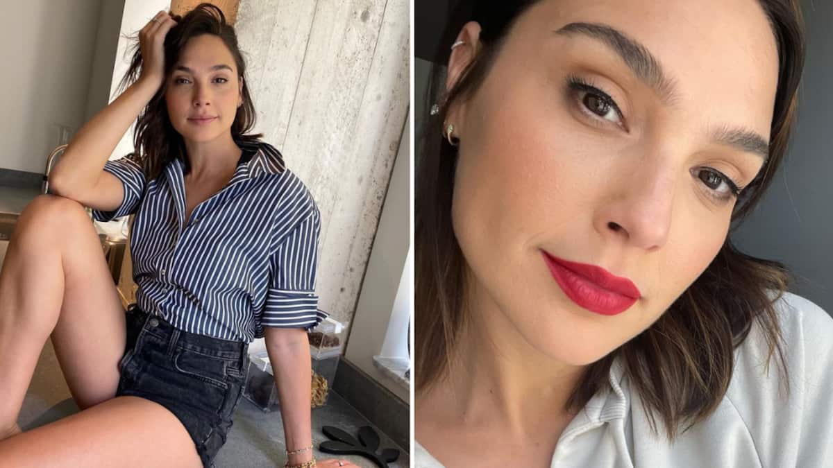 Gal Gadot posó mostrándose sin maquillaje y con arrugas
