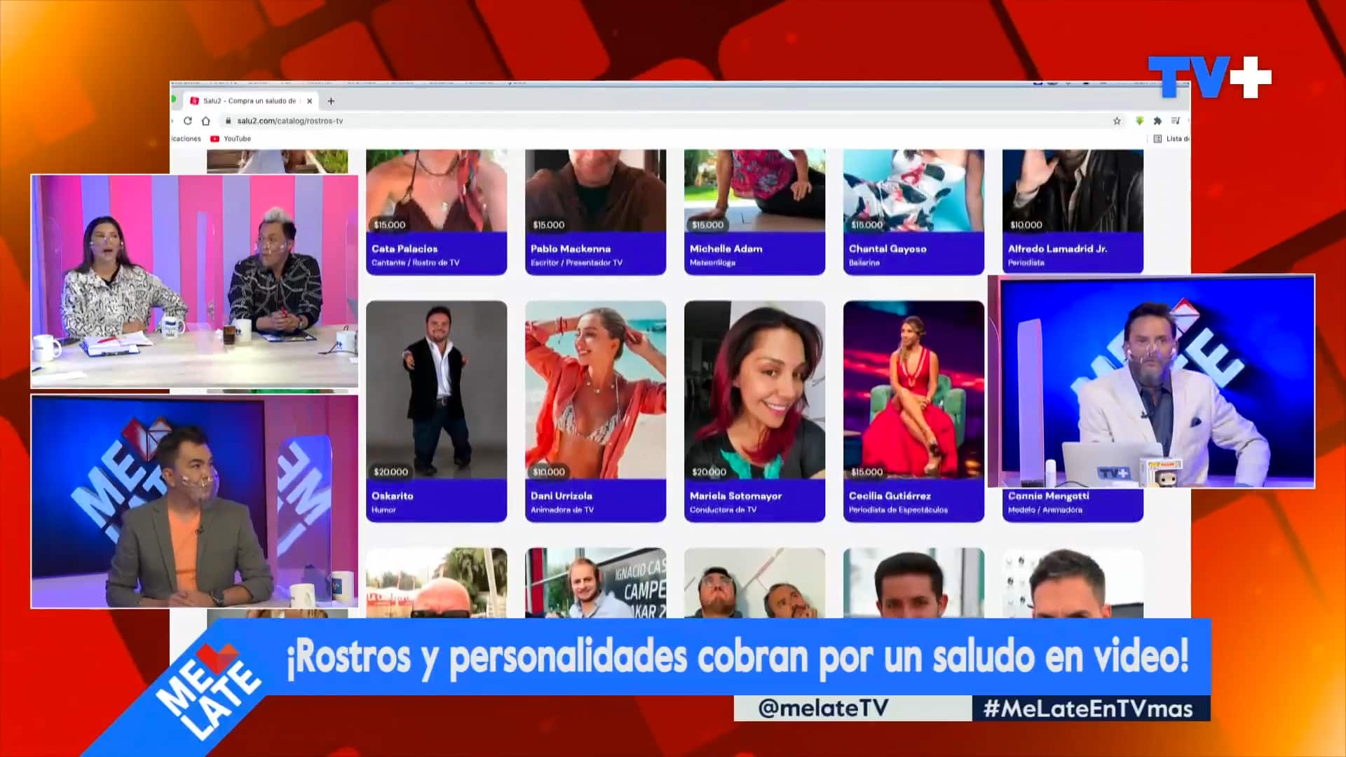 "Me Late" y cobro de saludos de famosos