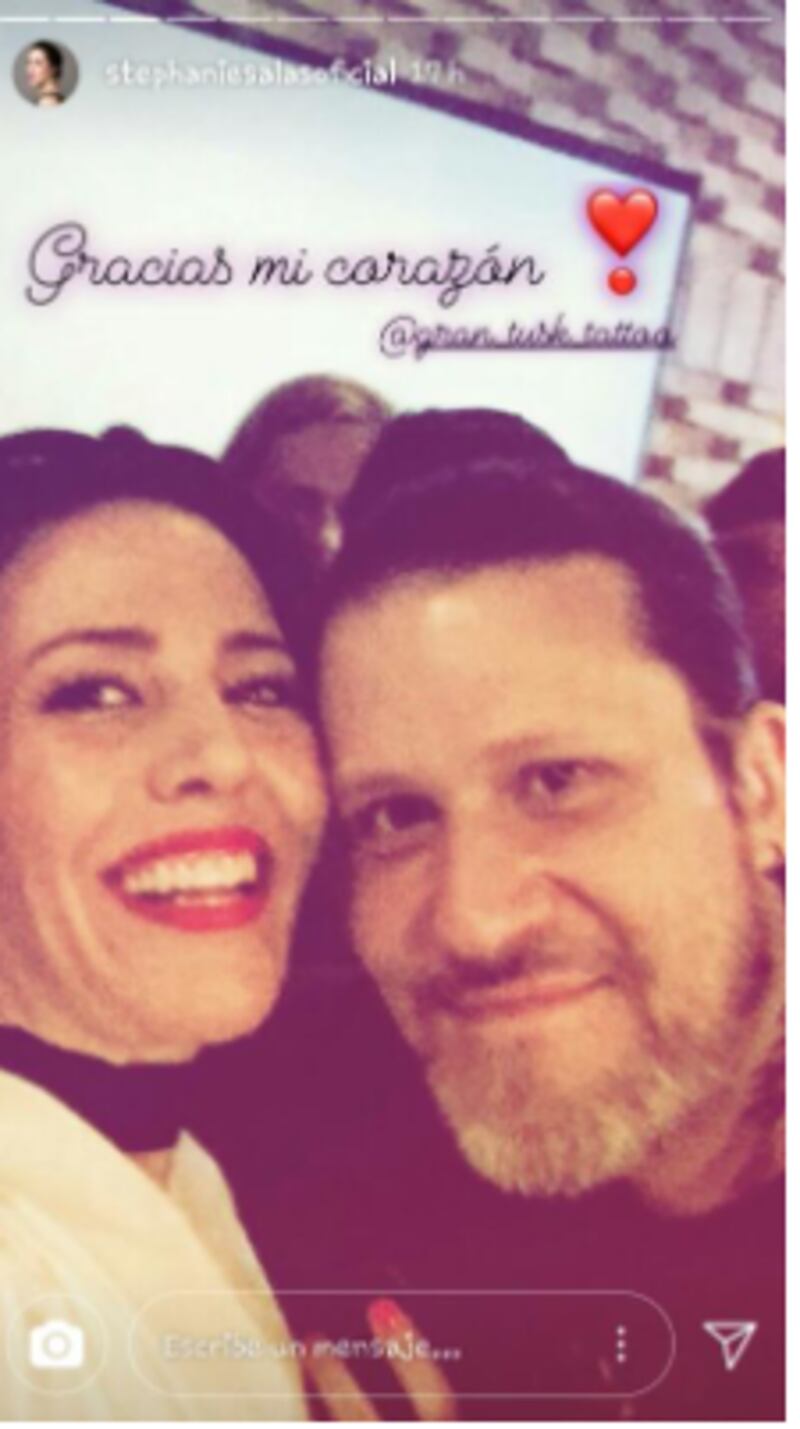 Luis Sánchez fue una de las parejas de la actriz.