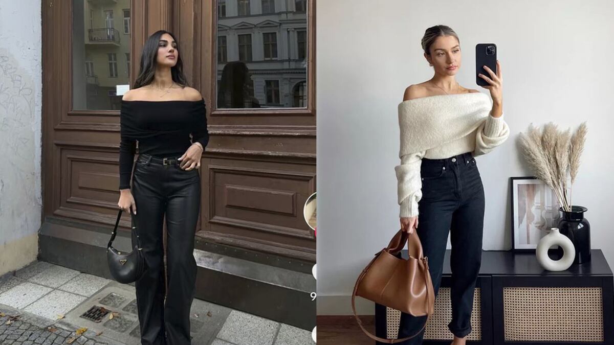 Moda blusas off shoulder