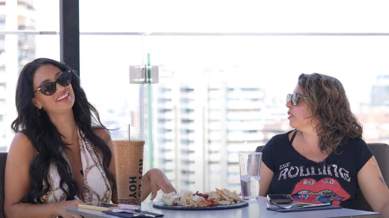 Pamela Díaz y Chiqui Aguayo | Captura: #SINEDITAR