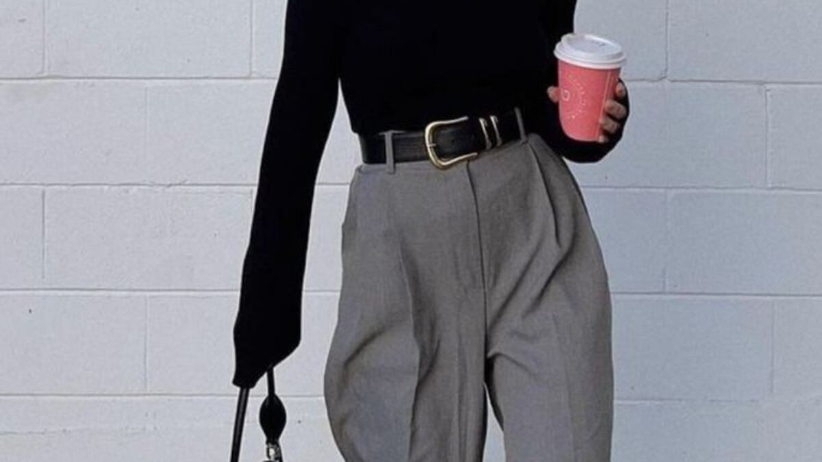 Este look te hará lucir como toda una profesional de la moda.