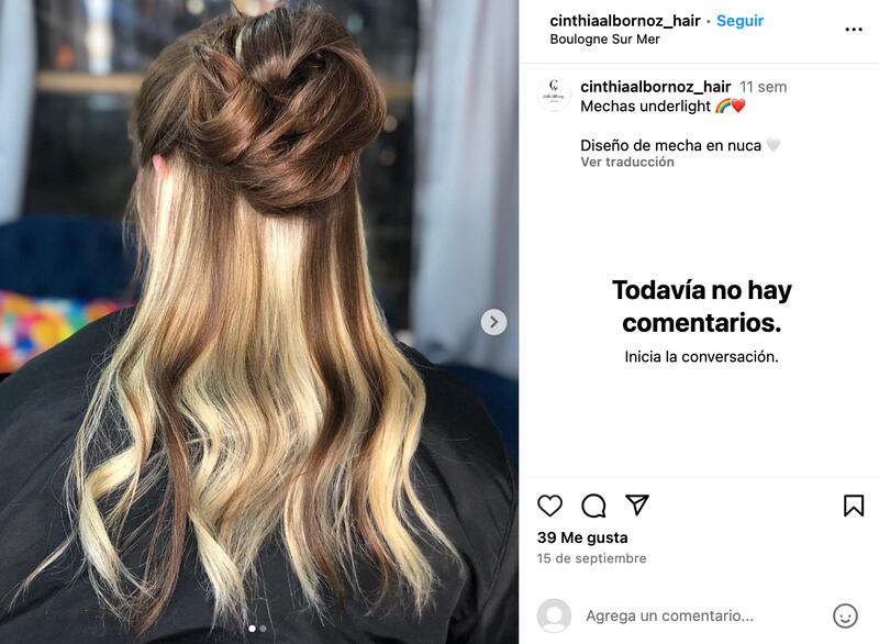 Las mechas underlights es una técnica de coloración que cautivará a las mujeres en 2024.