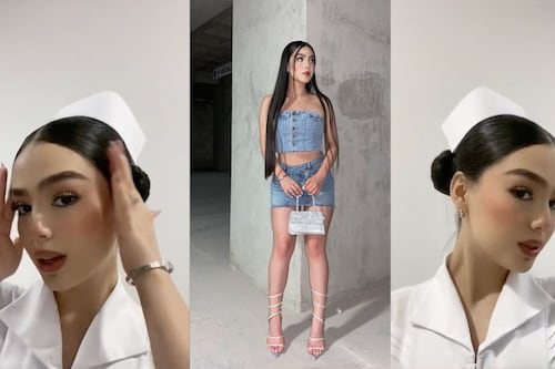 ¿Muchos enfermos? Enfermera enamora a miles de internautas con sorprendentes vestimentas