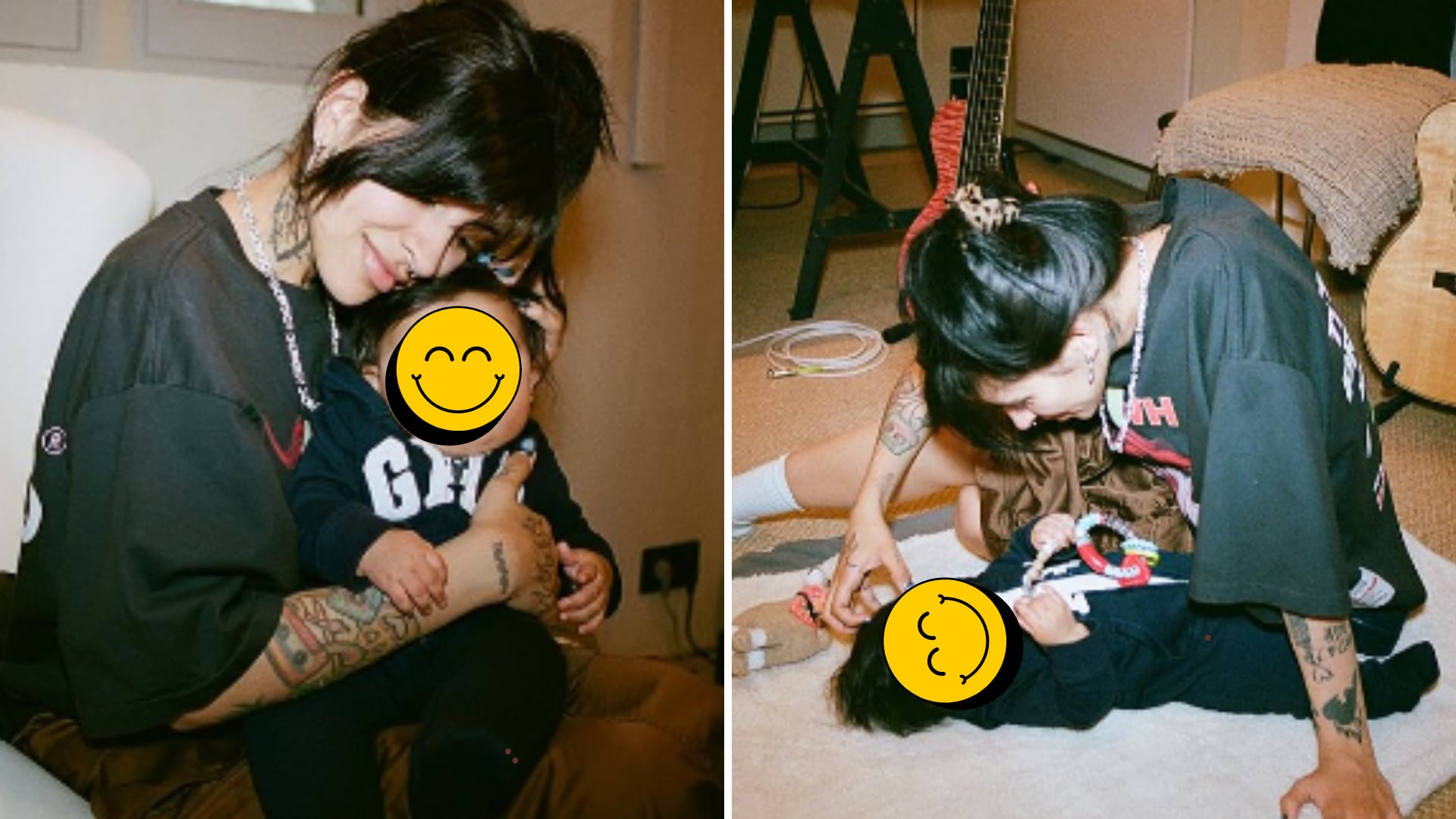 Cazzu le brinda todo su amor a la pequeña Inti, mientras el padre de bebé, Christian Nodal, está de 'Luna de miel' con su esposa.