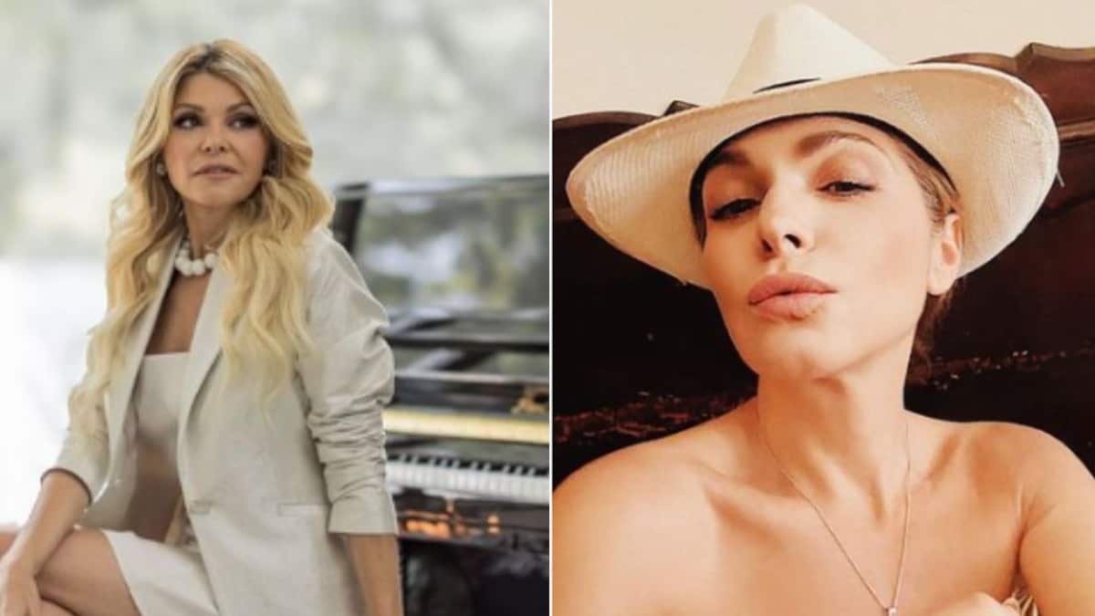 Itatí Cantoral se luce con hermoso y elegante árbol de navidad que decoró junto a su hija