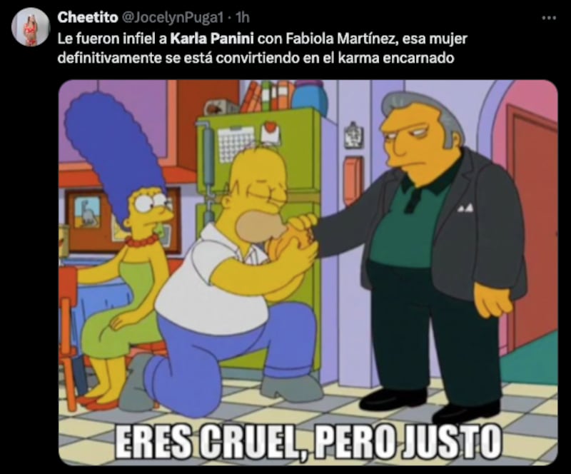 Memes sobre la infidelidad a Karla Panini