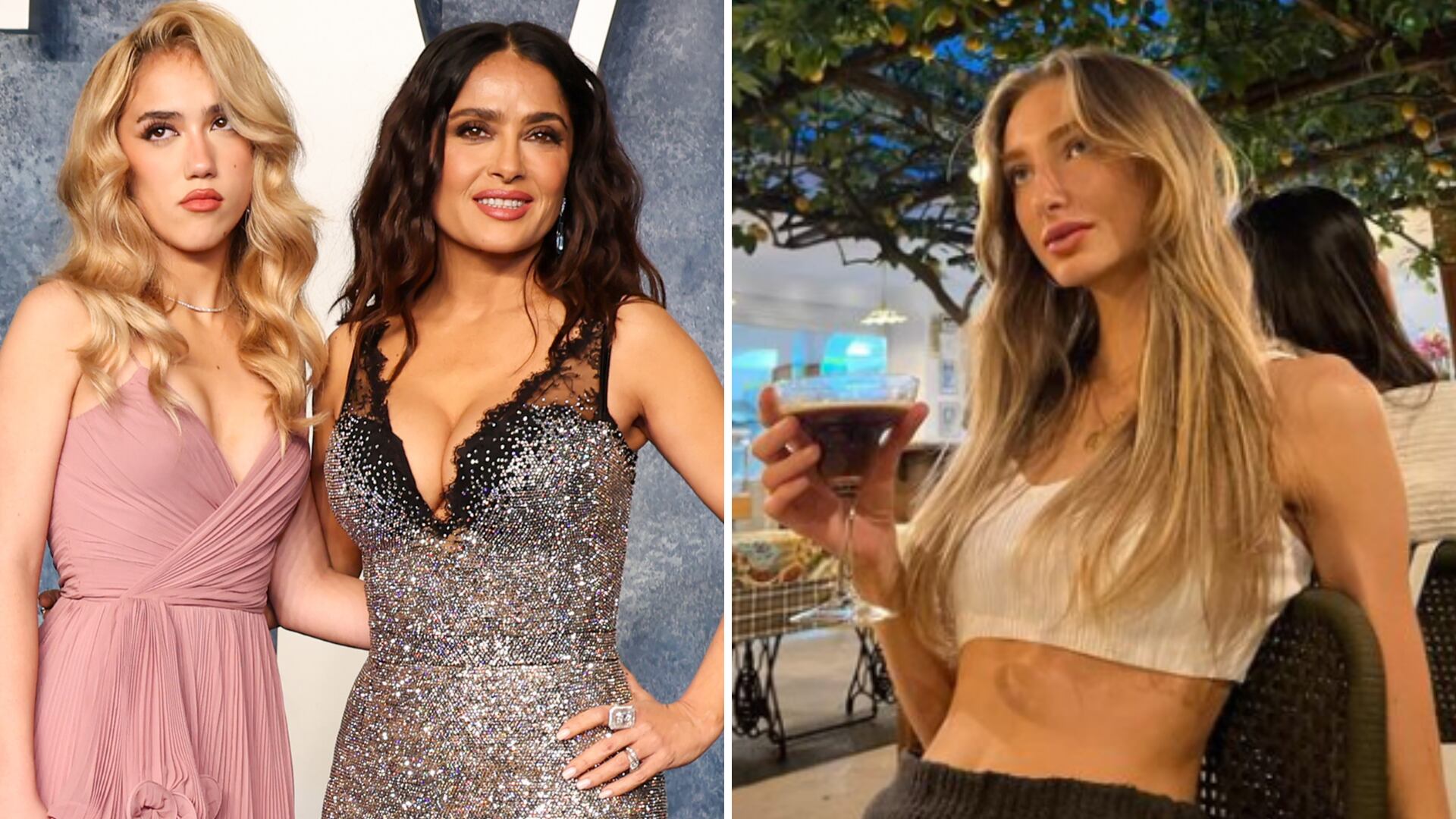 Valentina y Mathilde Pinault se llenaron de críticas por no posar sonrientes en un evento de Gucci.