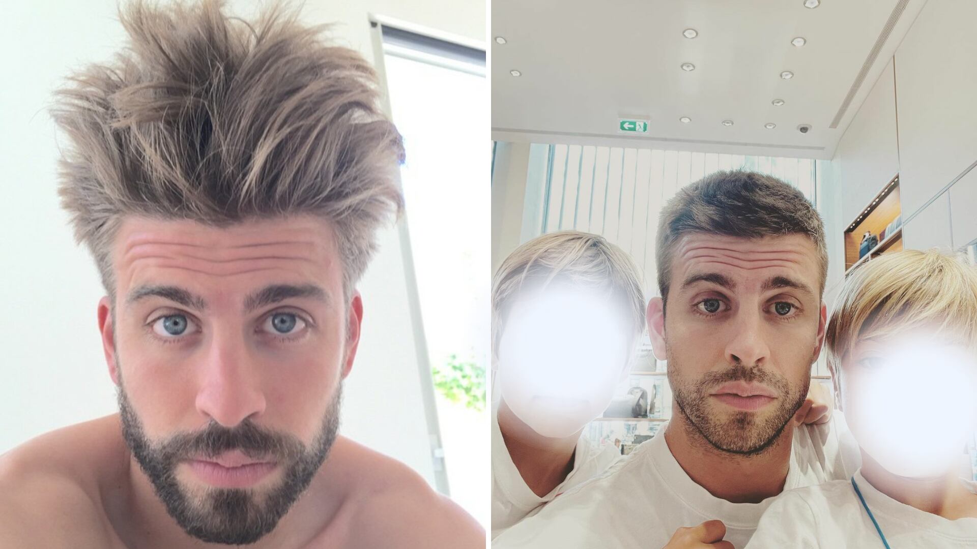 Es la primera vez que se reúnen con su padre tras la mudanza a EE UU