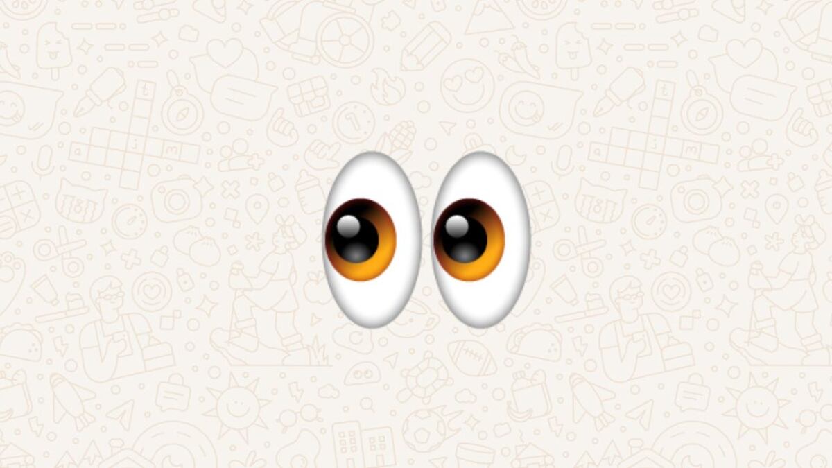 El emoji de ojos mirando al costado es uno de los más populares