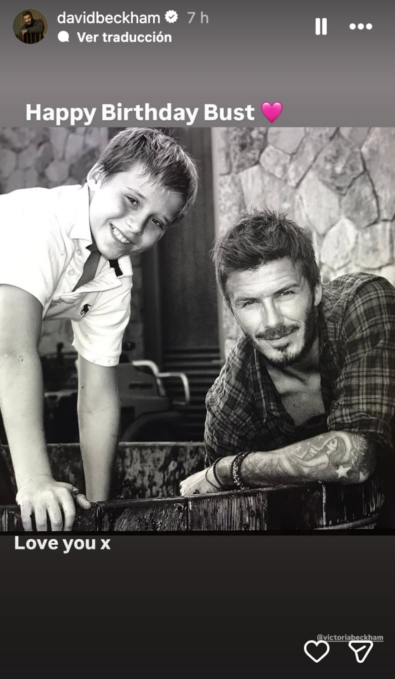David y Victoria Beckham felicitan a Brooklyn Beckham por su cumpleaños