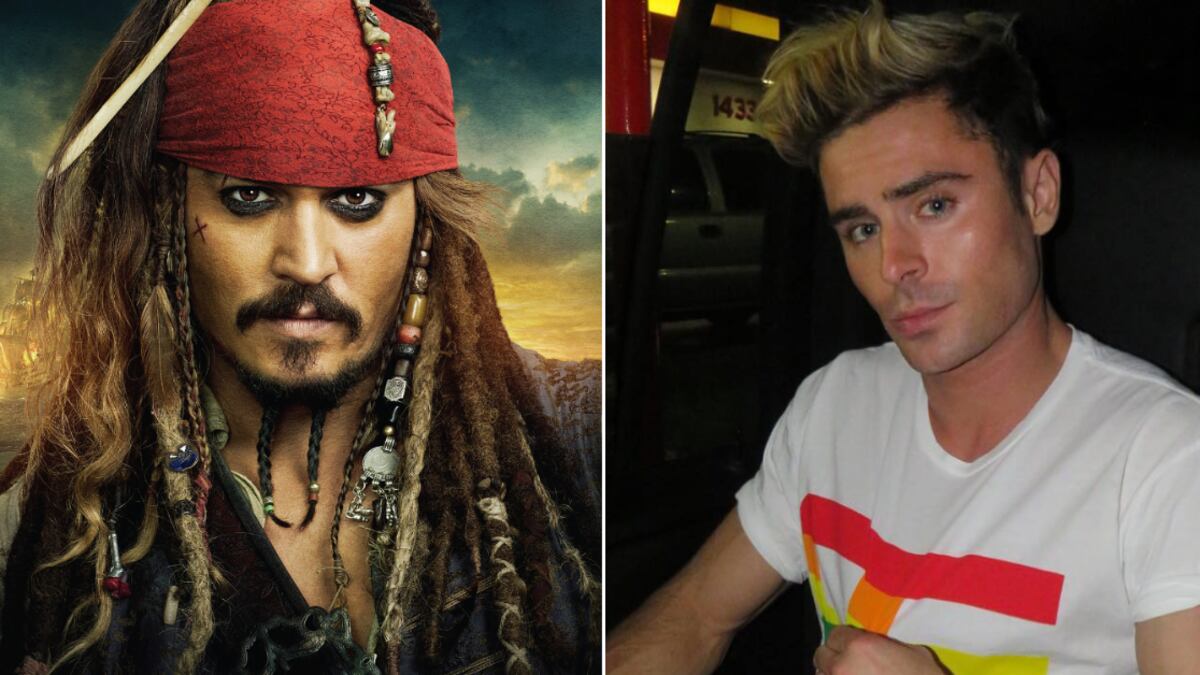 Johnny Depp y Zac Efron