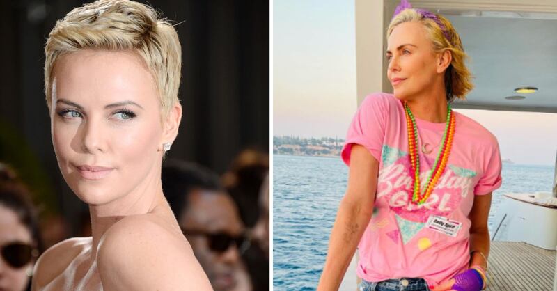 Charlize Theron envejecer