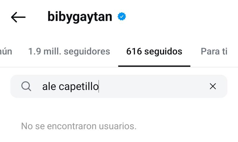 Biby Gaytán no sigue a su hija
