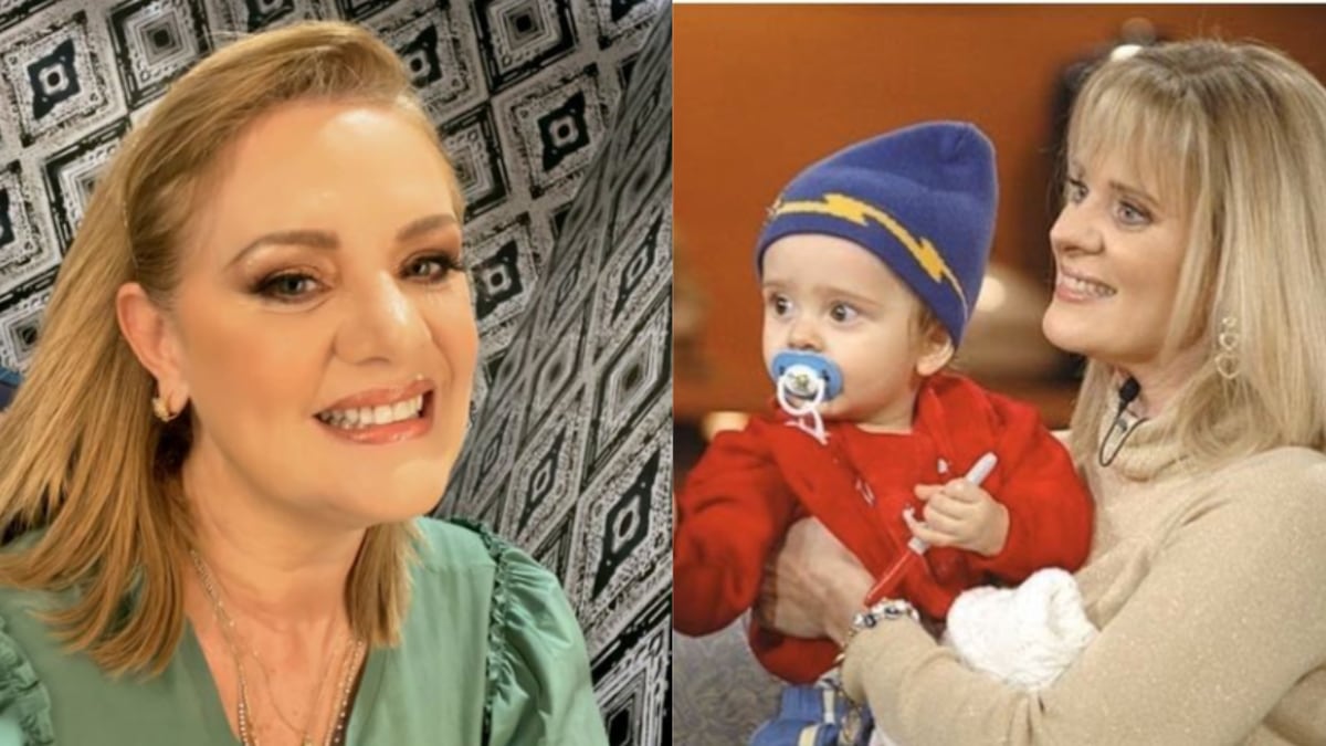 Erika Buenfil le heredó su belleza a su hijo Nicolás.
