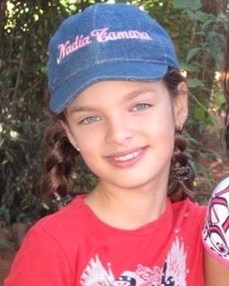 Nadia Ferreira durante su infancia