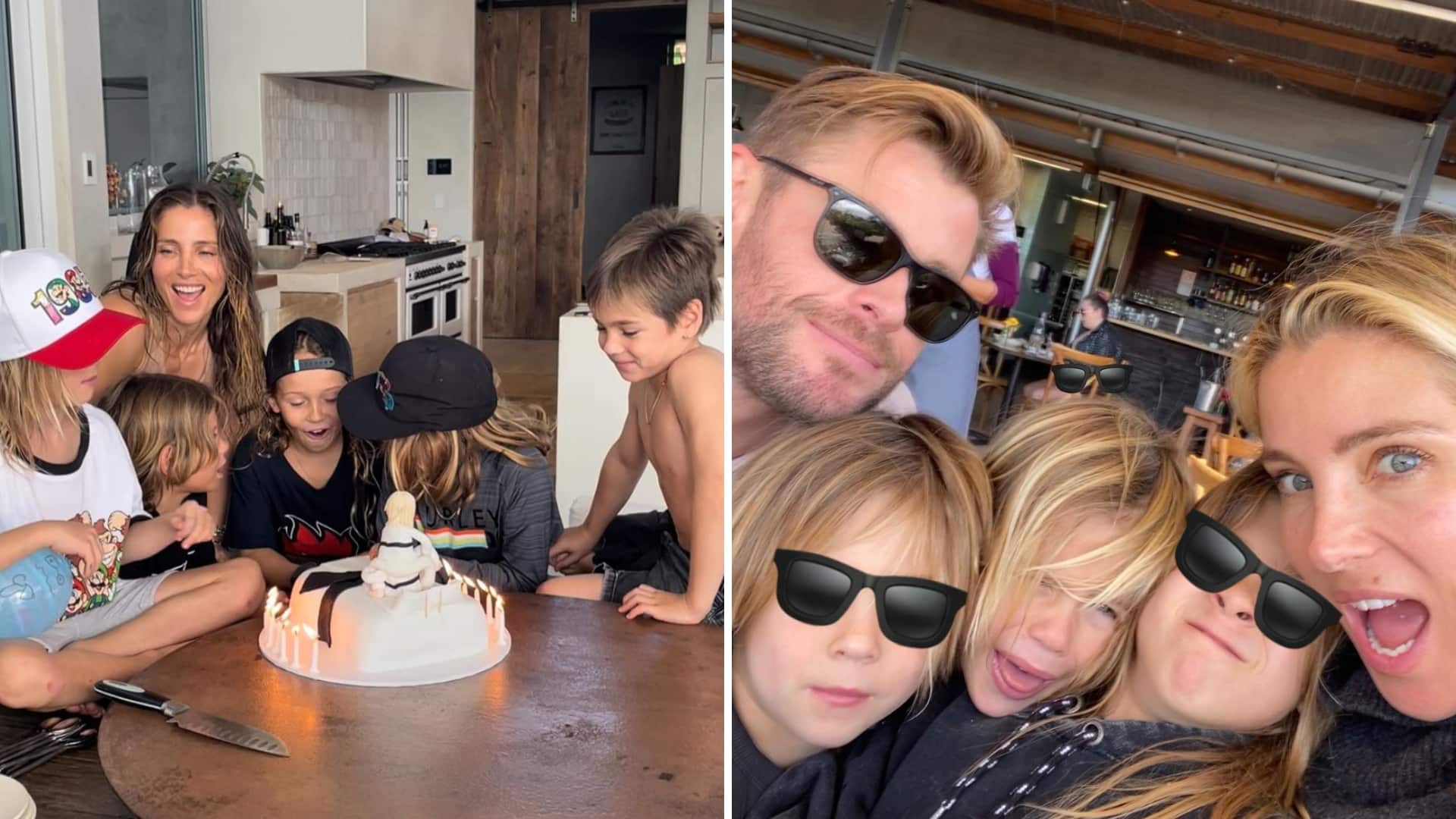 Elsa Pataky y Chris Hemsworth son criticados por aplicar tradición familiar a sus hijos