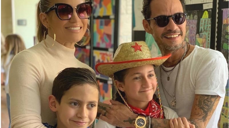 Jennifer Lopez y Marc Anthony celebran a sus hijos. / Foto: Instagram