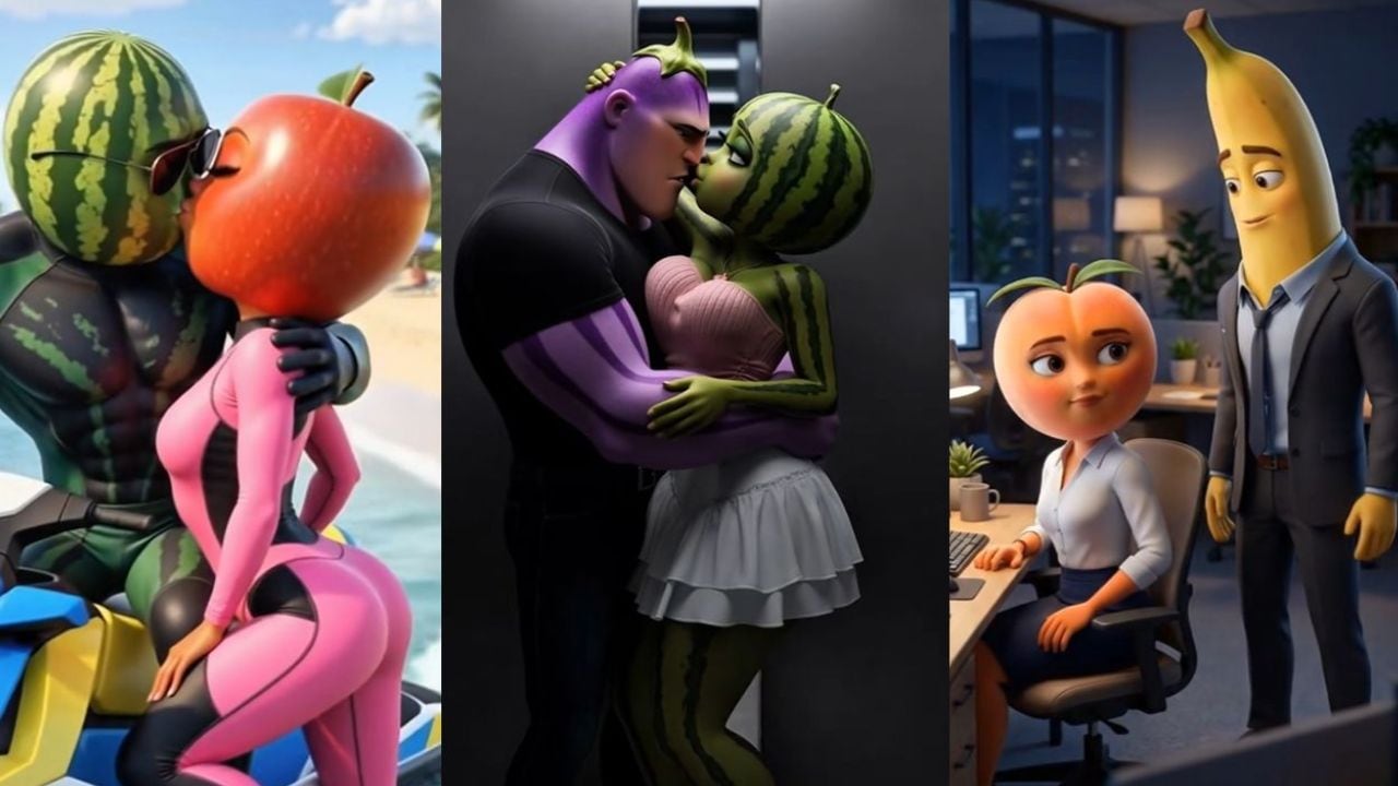 Los romances protagonizados por frutas y vegetales, rompen el internet