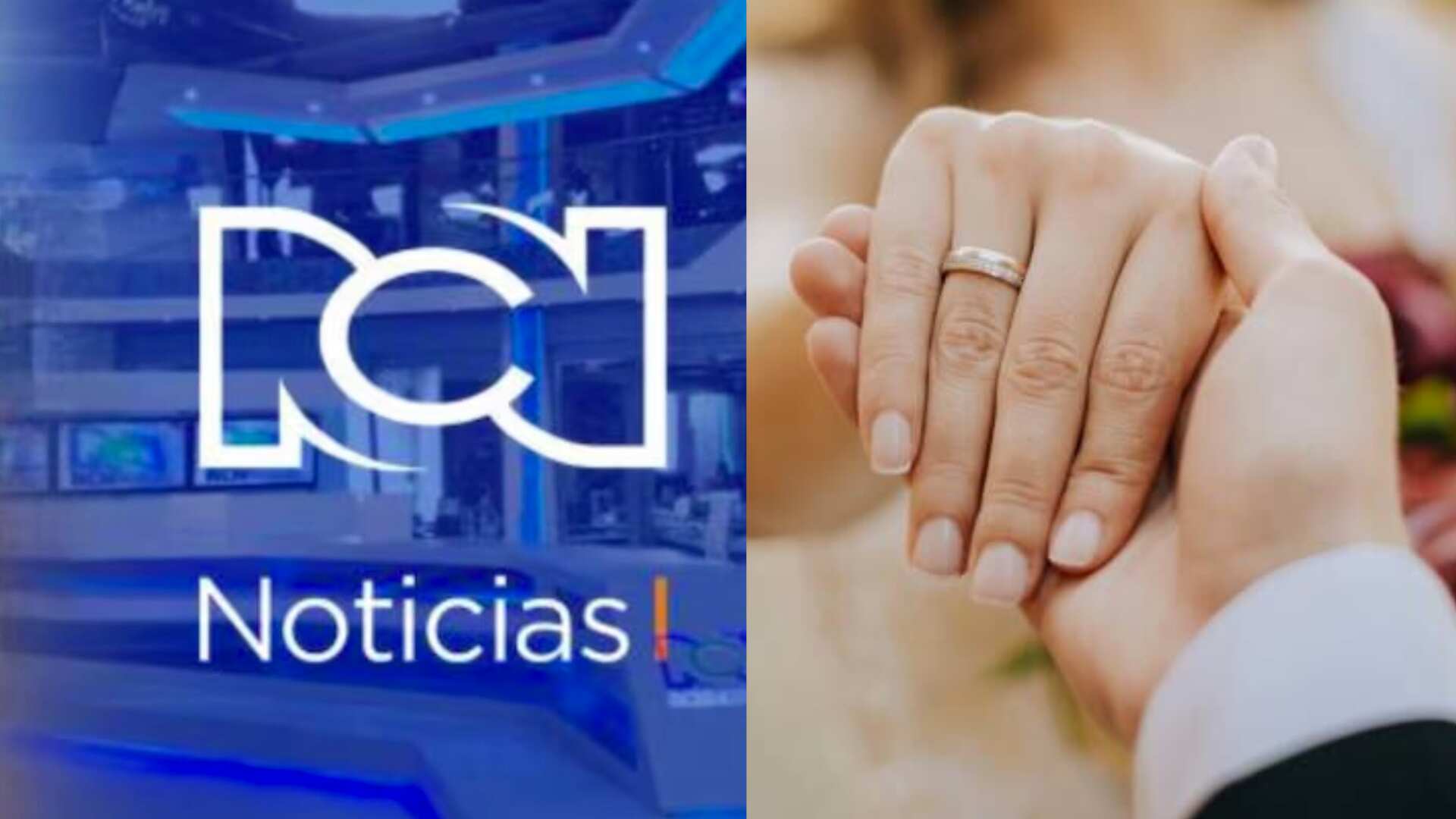 Periodista de RCN y matrimonio
