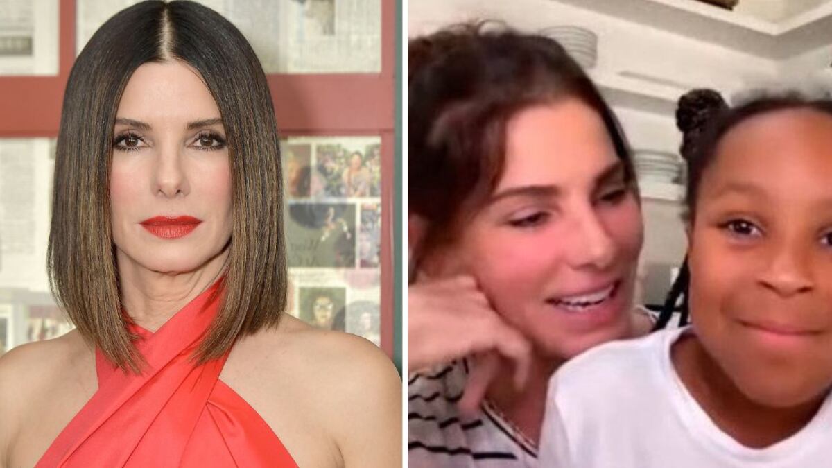 Sandra Bullock hijos