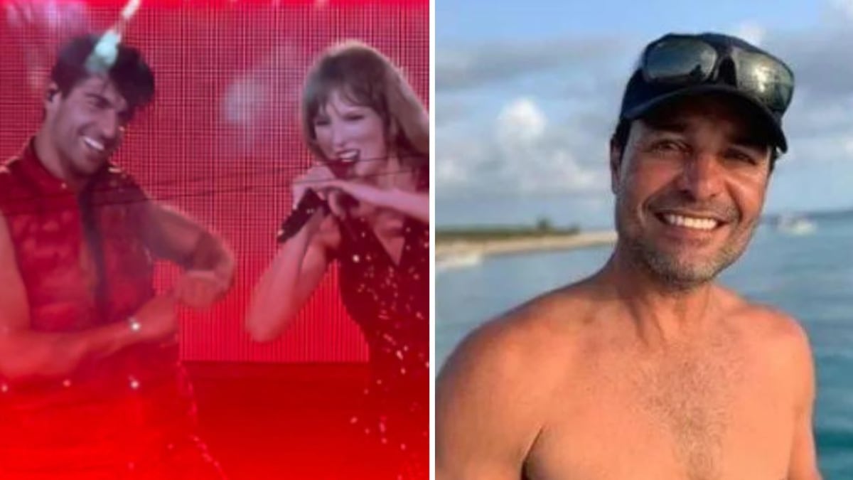 Taylor Swift y Chayanne bailarín