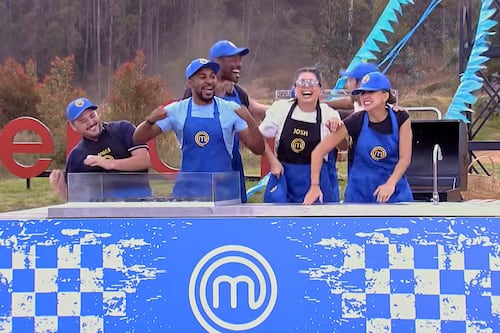 El equipo azul ganó y disfrutará la próxima competencia desde el balcón de MasterChef Celebrity