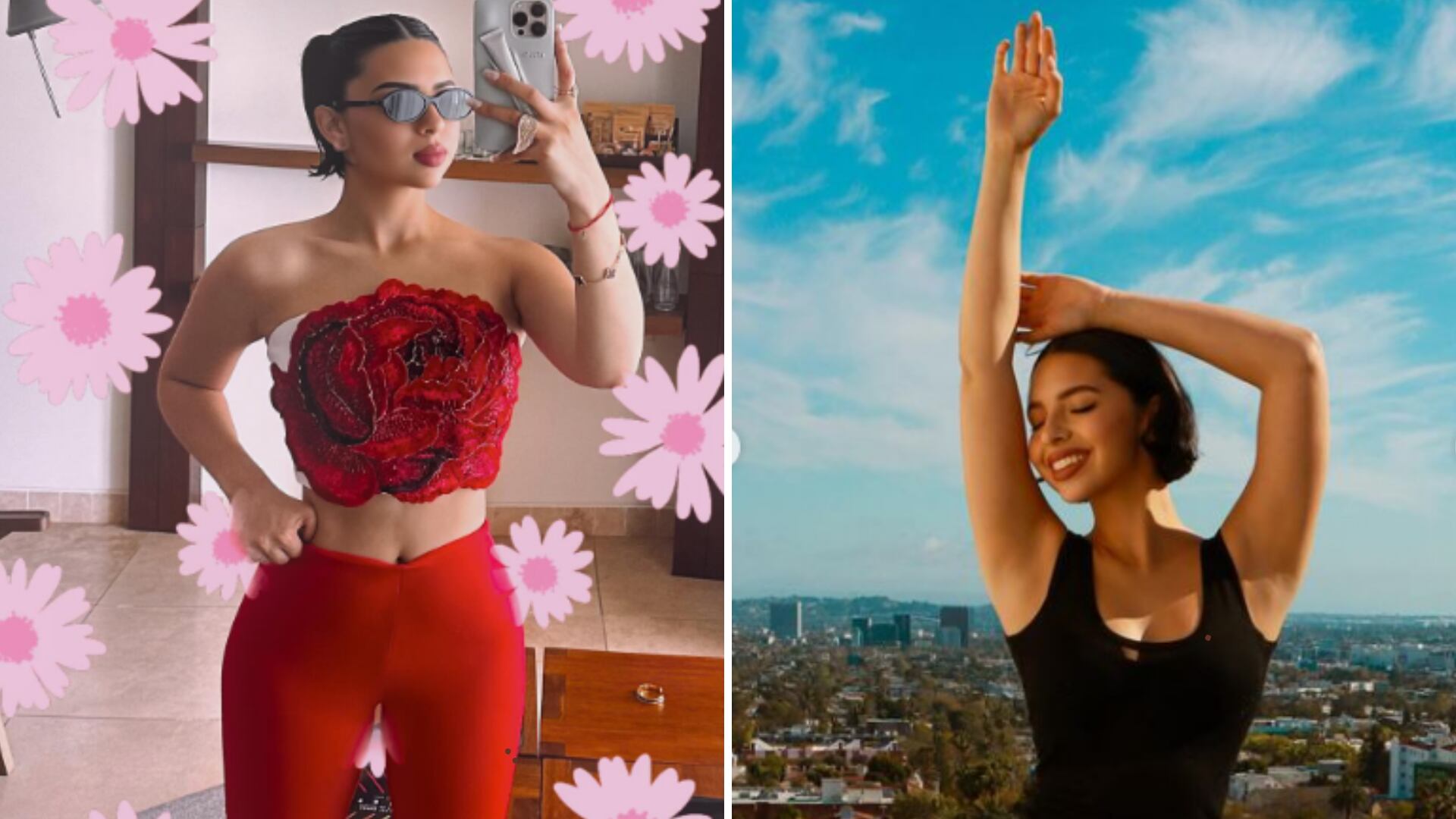 Ángela Aguilar ofrece show a casa llena en California junto a su padre.