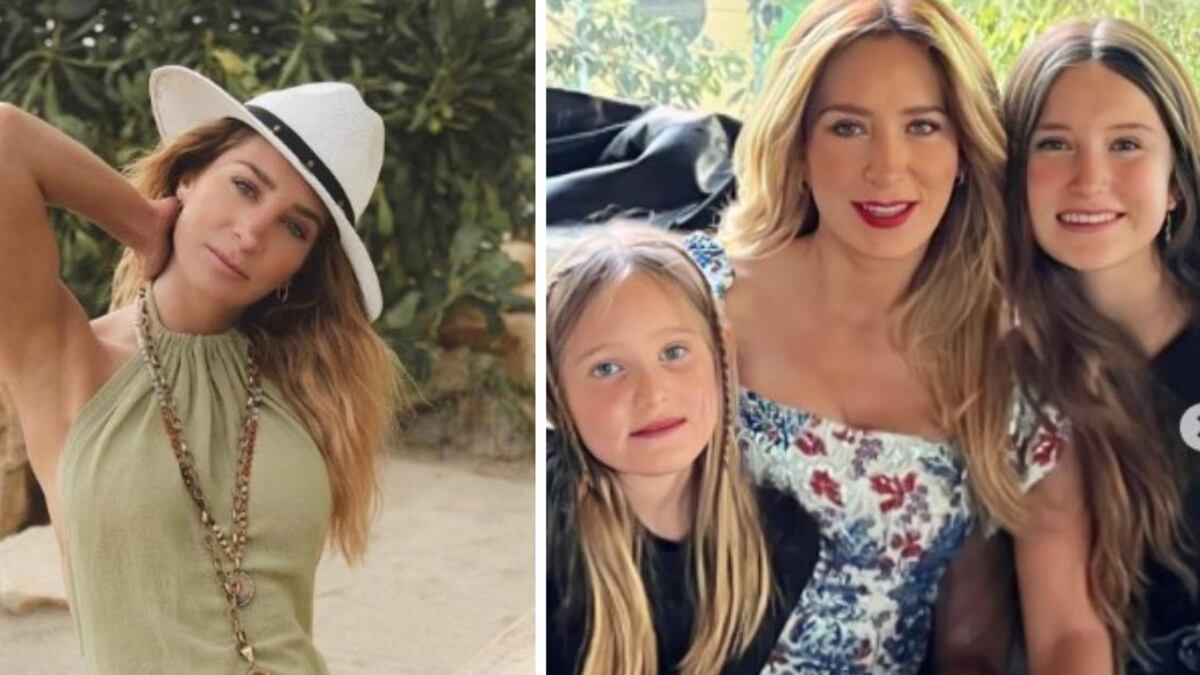 Geraldine Bazán está de vacaciones en Europa con sus hijas Elissa Marie y Alexa Miranda