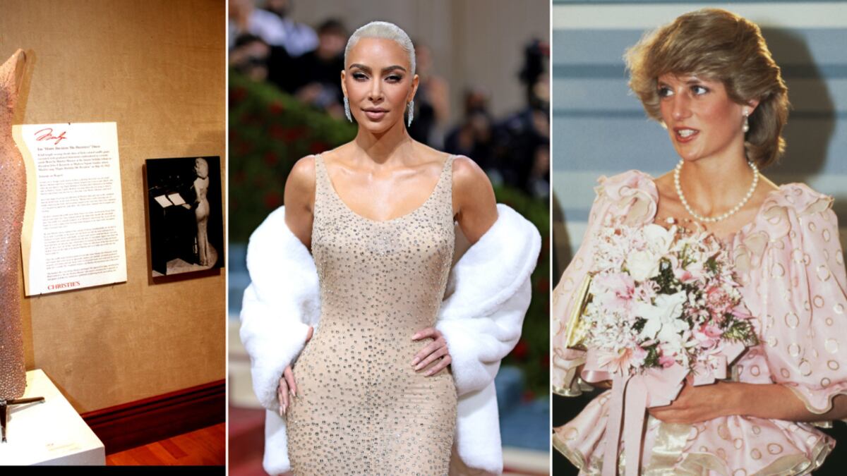 Vestido Bob Mackie para Marilyn Monroe /Kim Kardashian / Lady Di