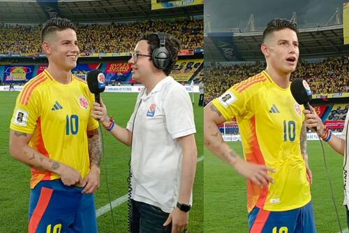 Él es el periodista que le declaró su amor a James Rodríguez tras la victoria contra a Argentina