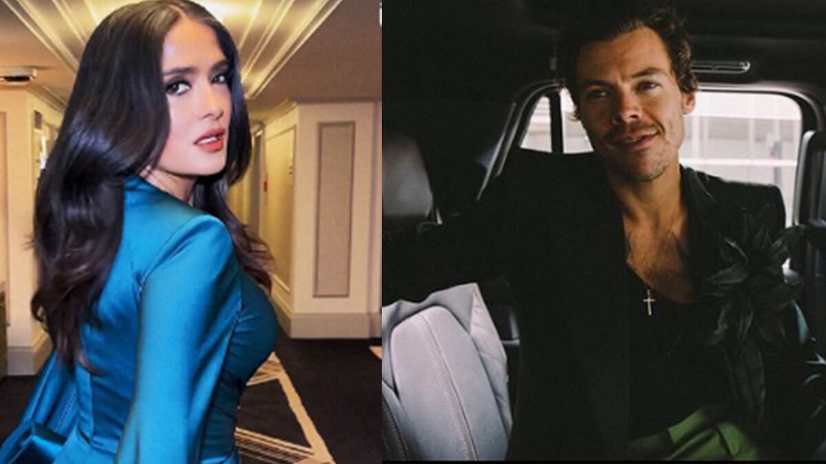 Salma Hayek y Harry Styles looks