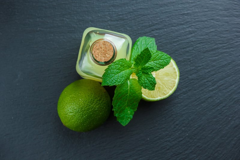 Hierbabuena y el limón.