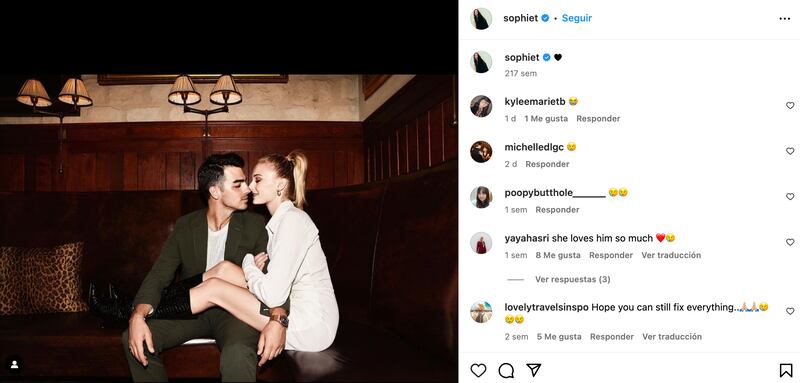 Sophie Turner y Joe Jonas