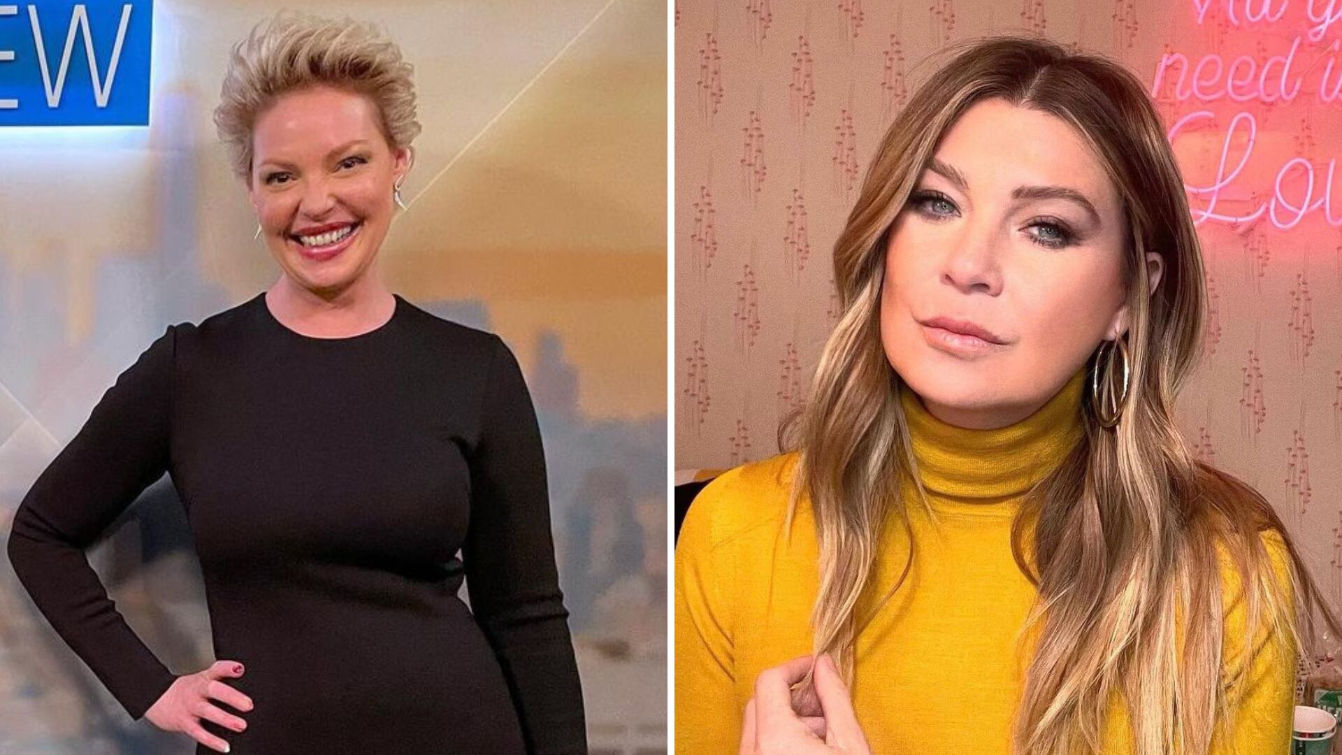 Katherine Heigl fue defendida por su compañera en la serie Grey's Anatomy.