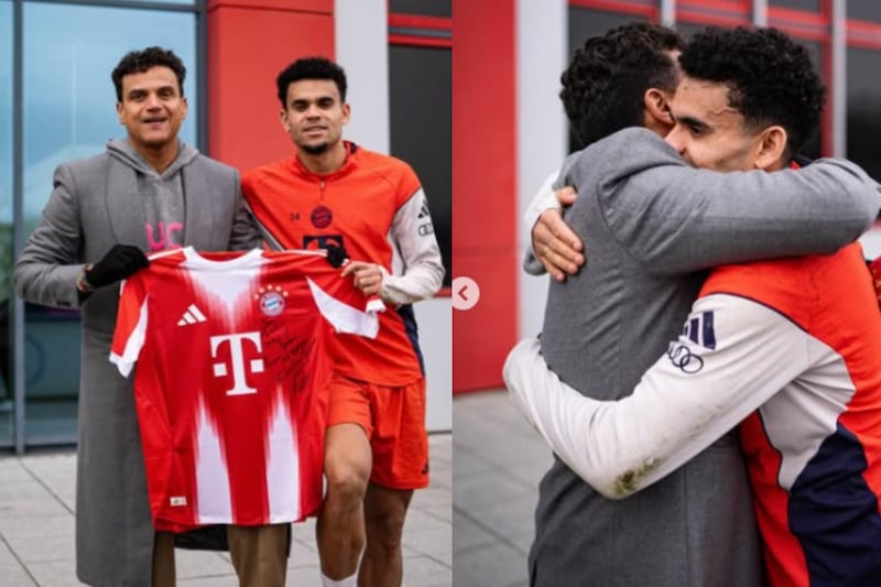 Silvestre Dangond fue hasta Alemania para visitar a Luis Díaz: así fue su rencuentro