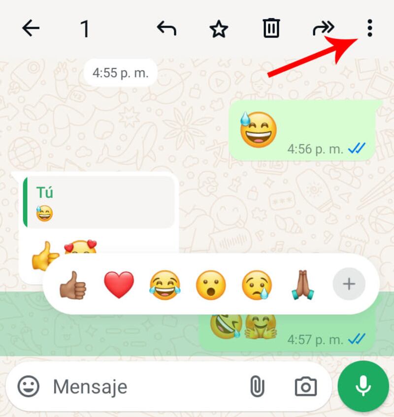 El proceso para fijar un mensaje en WhatsApp es muy sencillo