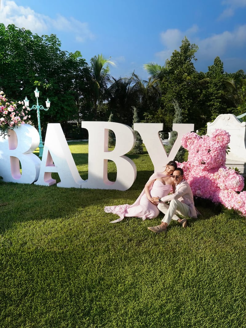 Nadia Ferreira celebró el baby shower de su bebé