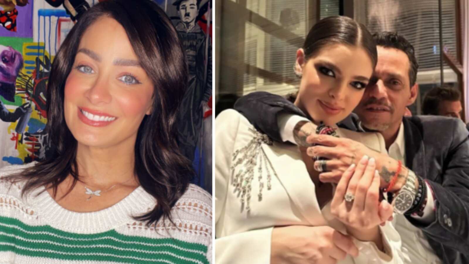 Dayanara Torres y Marc Anthony