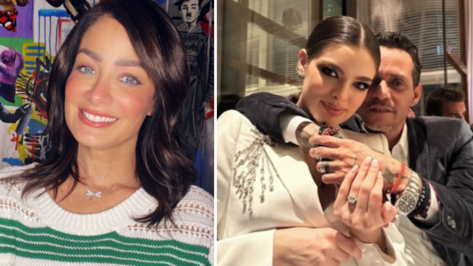Dayanara Torres y Marc Anthony