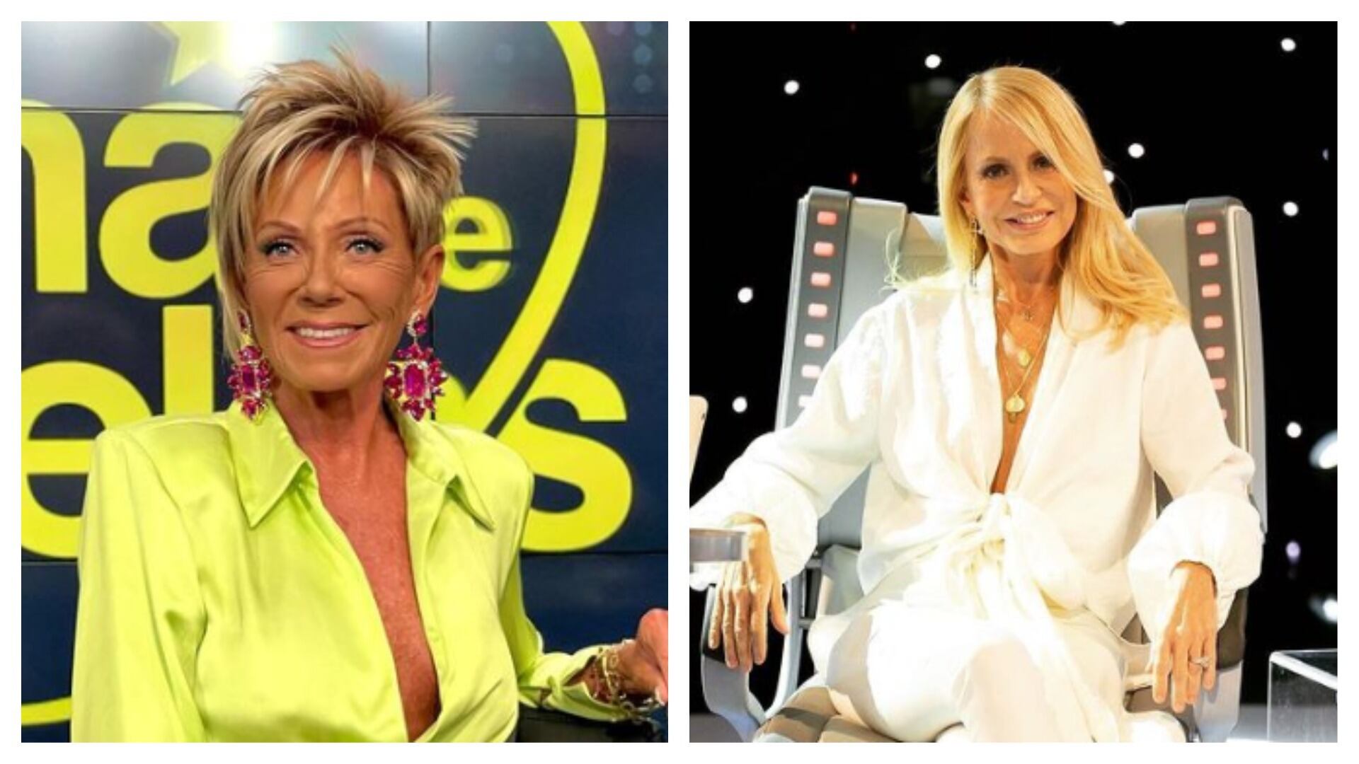 Raquel Argandoña y Cecilia Bolocco