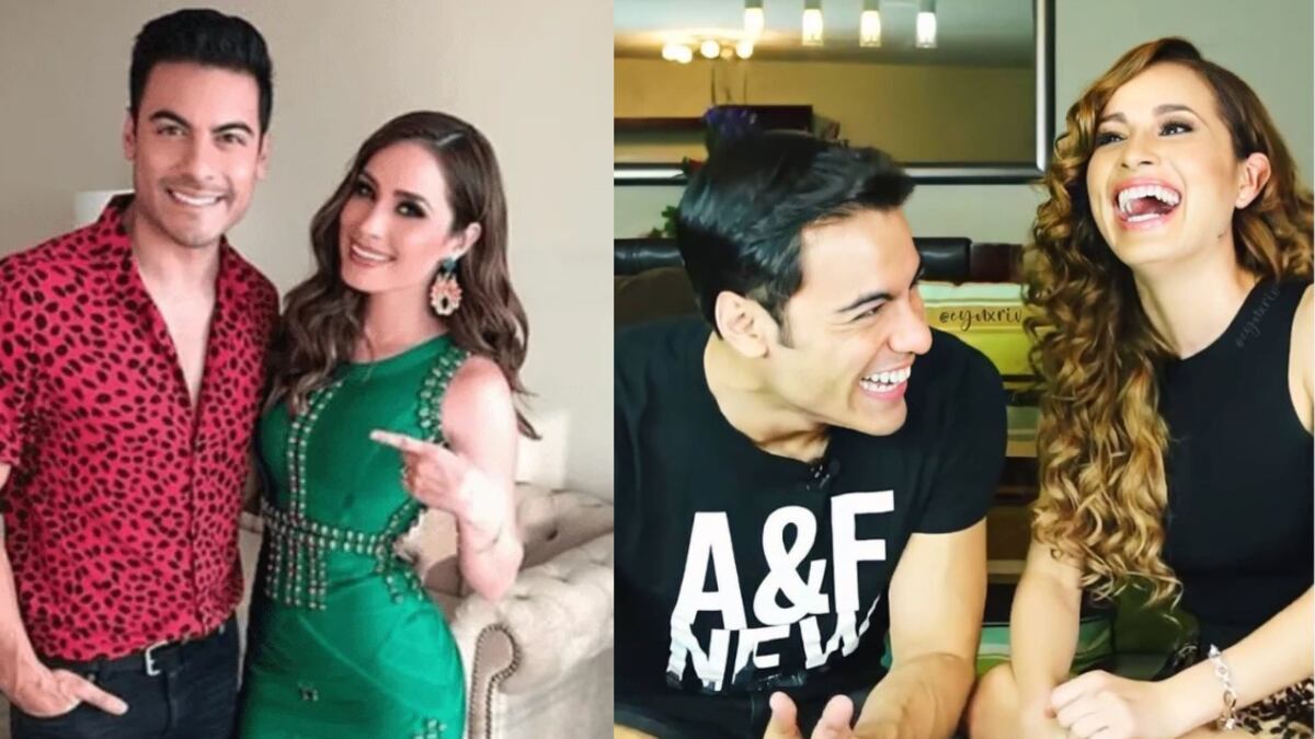 Carlos Rivera y Cynthia Rodríguez