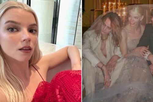 “Qué perturbador”, Anya Taylor-Joy deja ver el pastel de corazón “real” con sangre de su boda y espanta a fans