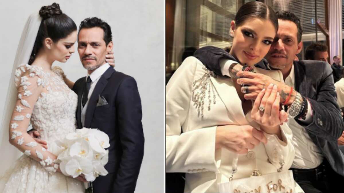 Marc Anthony y Nadia Ferreira se convirtieron en marido y mujer.