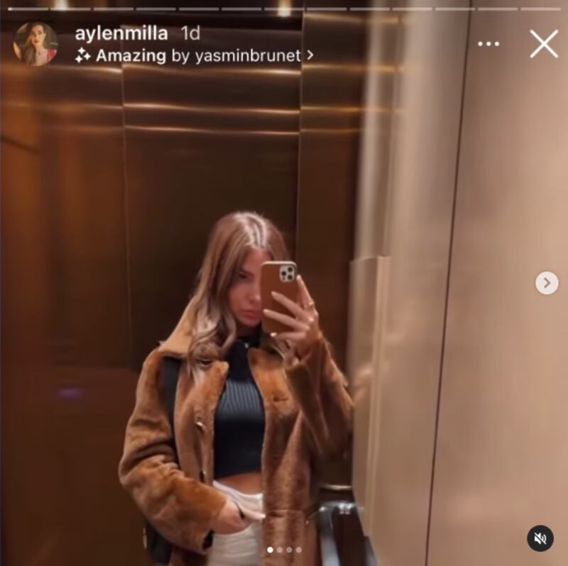Las fotografías que evidenciarían el romance entre Maripán y Aylén Milla