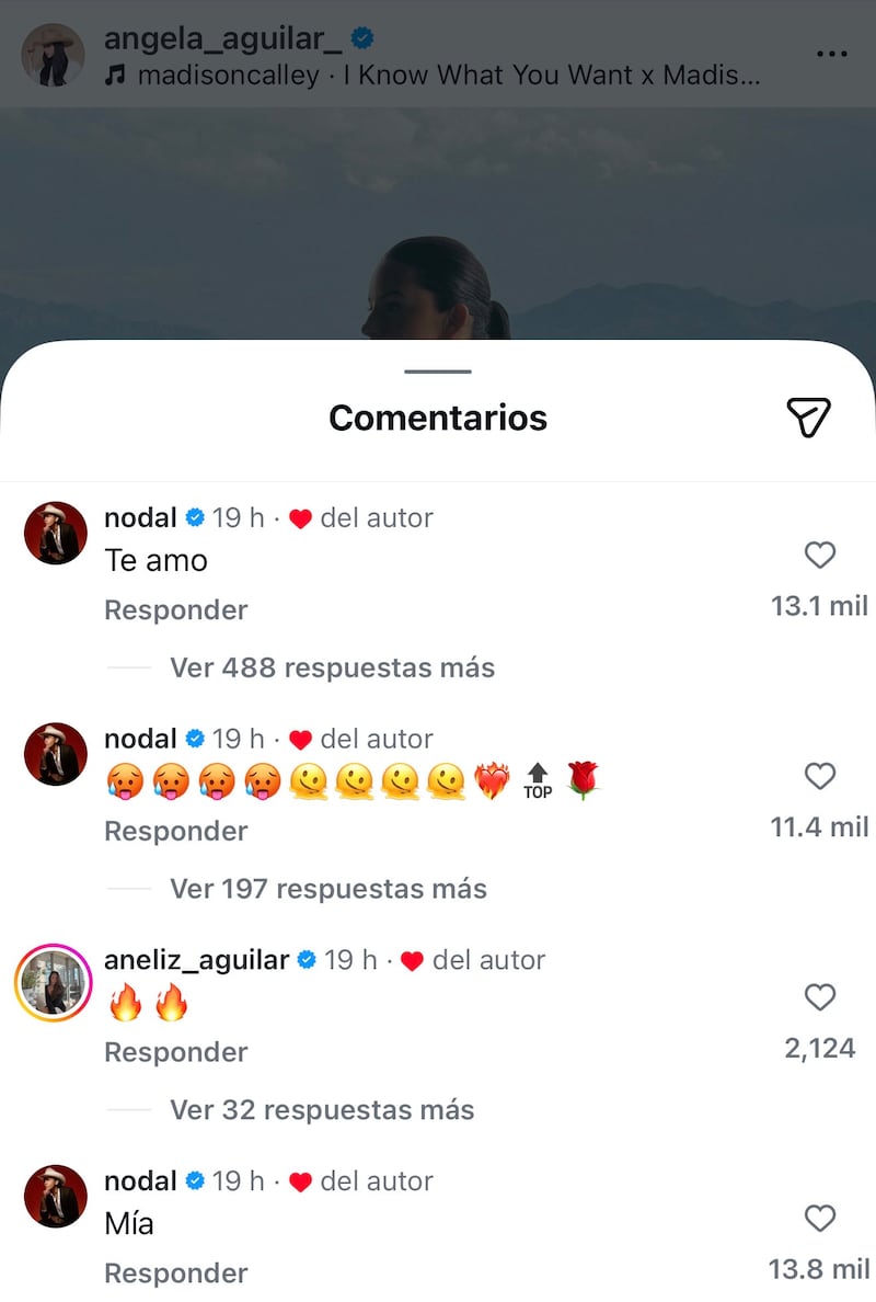 Así reaccionó Christian Nodal a las fotos de Ángela Aguilar