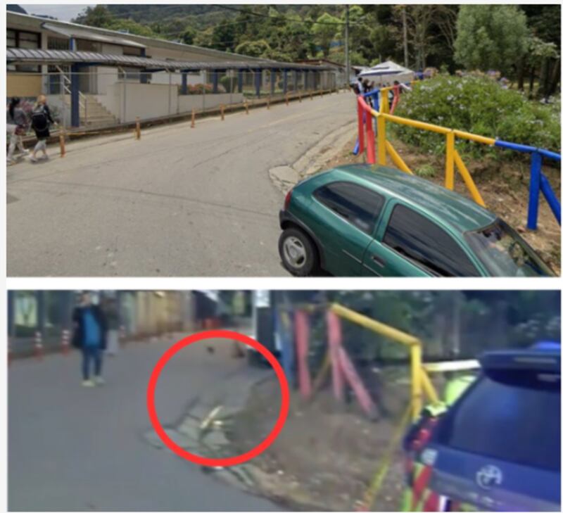 Los hechos ocurrieron en la zona de parqueadero