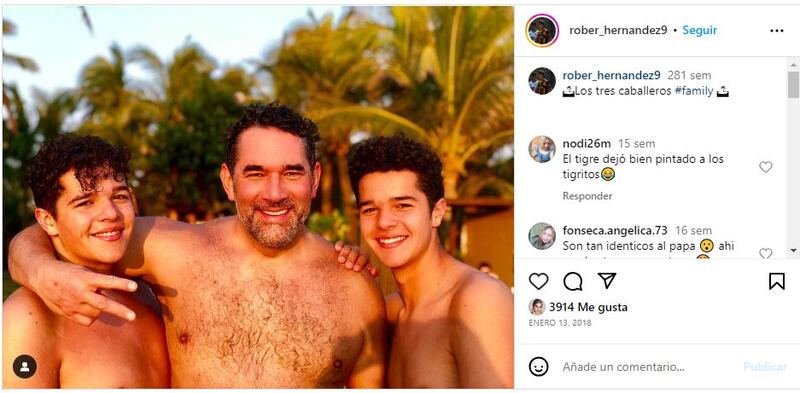 Los gemelos de Itatí Cantoral y Eduardo Santamarina son muy parecidos a su padre