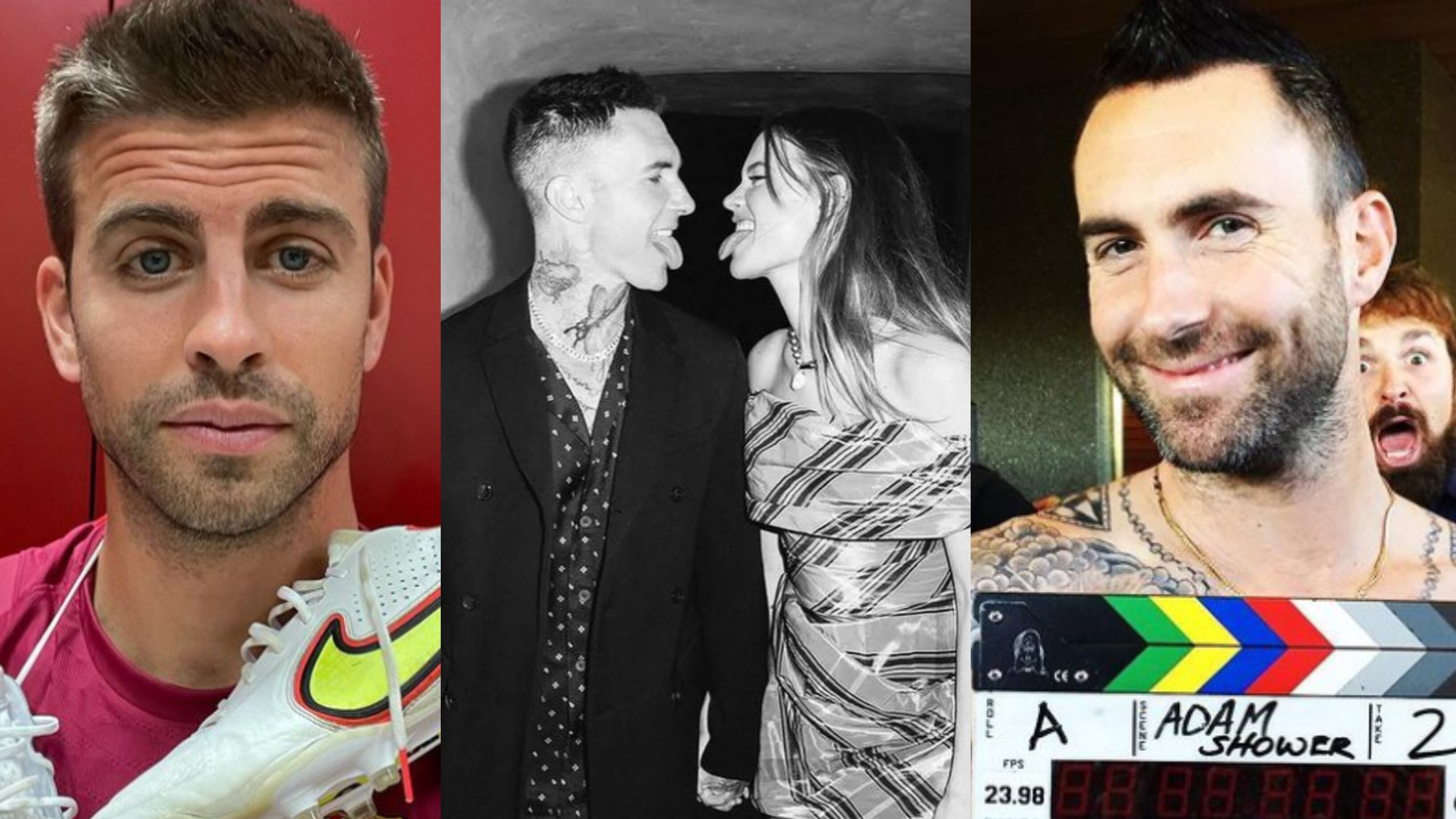 Adam Levine y Piqué han estado en tendencia por sus infidelidades